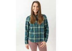 Women's Liv'n Flannel Shirt -Deals Men Women Shirt Store Club Ride Women s Liv n Plaid Flannel Shirt Teal plaid