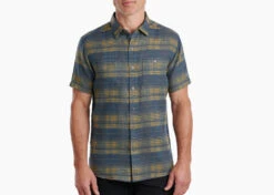 KUHL Men's Skorpio Short Sleeve Shirt -Deals Men Women Shirt Store Skorpio Starry night