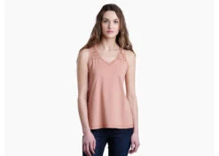 KUHL Women's Arabella V-Neck Tank -Deals Men Women Shirt Store arabella tank sandstone