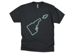 Men's Idaho Tree-Gun Outline Tee