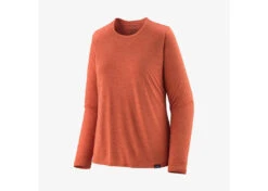 Patagonia Women's Long-Sleeved Capilene Cool Daily Shirt -Deals Men Women Shirt Store lightquartzcoral