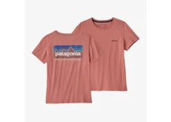 Patagonia Women's P-6 Mission Organic T-Shirt -Deals Men Women Shirt Store p 6 sunfadepink