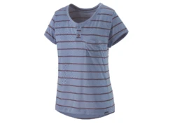 Patagonia Women's Capilene Cool Trail Bike Henley 16 Patagonia Women's Capilene Cool Trail Bike Henley -Deals Men Women Shirt Store patagonia W s Cap Cool Trail Bike Henley Furrow Stripe Light Current Blue