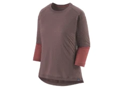 Patagonia Women's Merino 3/4-Sleeved Bike Jersey -Deals Men Women Shirt Store patagonia W s Merino three quarter Sleeve Bike Jersey Dusky Brown