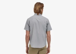 Patagonia Men's Self-Guided Hike Shirt -Deals Men Women Shirt Store patagonia mens self guided hike shirt salt grey back