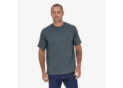 Patagonia Men's Line Logo Ridge Pocket Responsibili-Tee 6 Patagonia Men's Line Logo Ridge Pocket Responsibili-Tee -Deals Men Women Shirt Store plume grey2