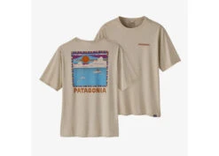 Patagonia Men's Capilene Cool Daily Graphic Shirt - Waters -Deals Men Women Shirt Store pumice x dye