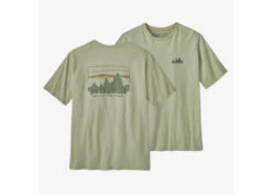 Patagonia Men's '73 Skyline Organic T-Shirt 7 Patagonia Men's '73 Skyline Organic T-Shirt -Deals Men Women Shirt Store salvia green1
