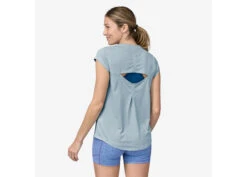Patagonia Women's Ridge Flow Shirt -Deals Men Women Shirt Store steam blue 4